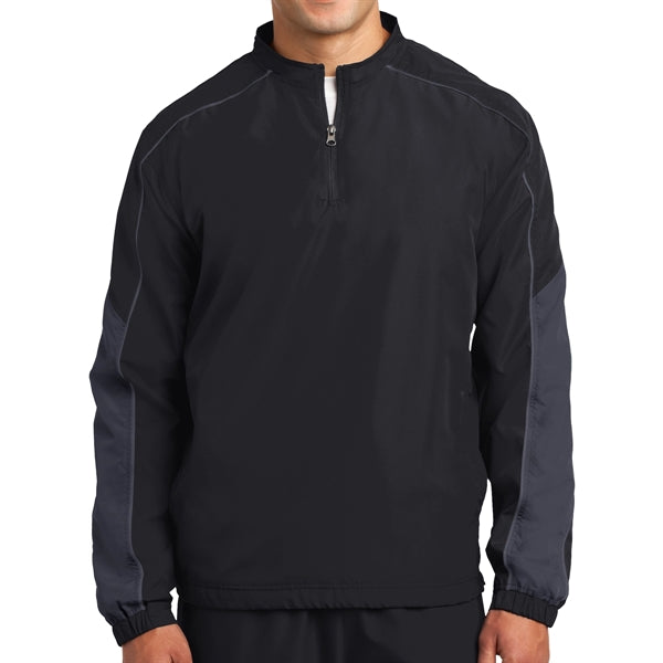 Colorblock Polyester Shirt