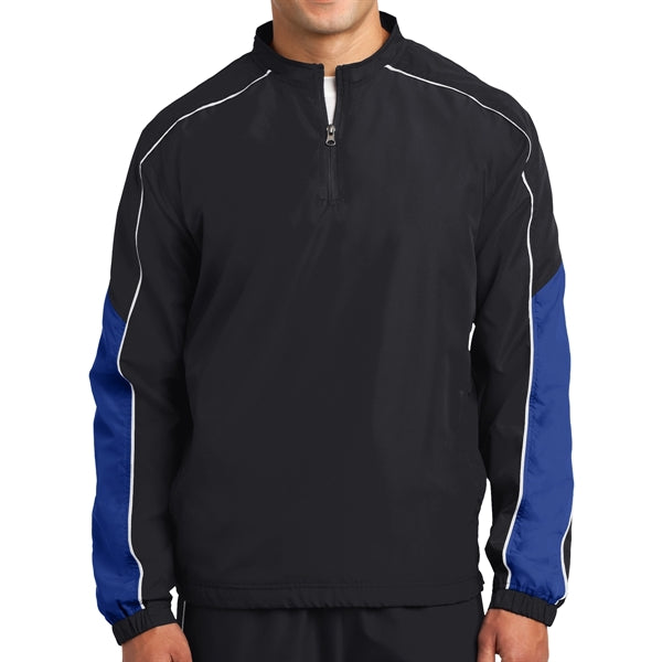 Colorblock Polyester Shirt