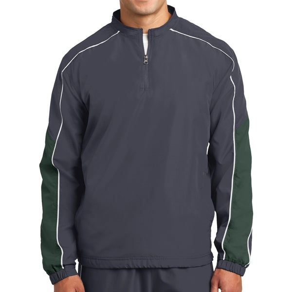 Colorblock Polyester Shirt