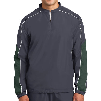 Colorblock Polyester Shirt