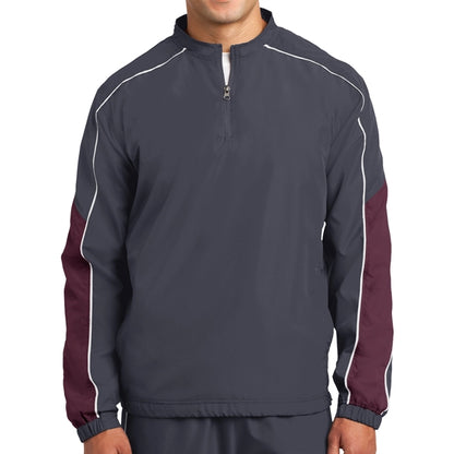 Colorblock Polyester Shirt