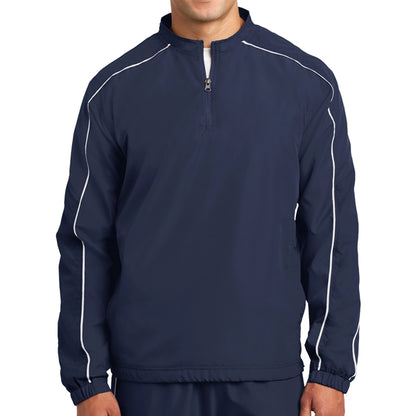 Colorblock Polyester Shirt