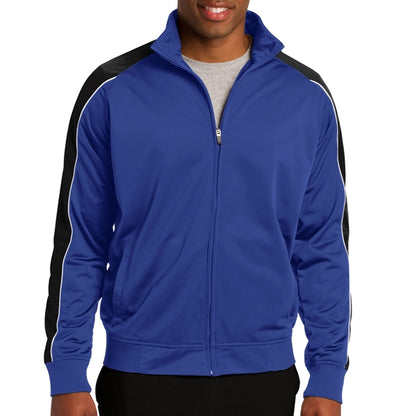 Pipe Designed Polyester Tricot Jacket