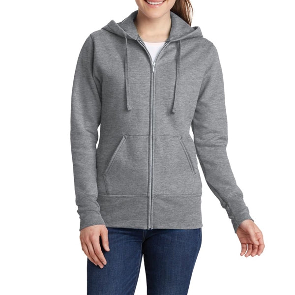 Women's Full-Zip Sweatshirt with Hood
