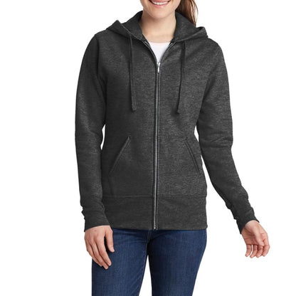 Women's Full-Zip Sweatshirt with Hood