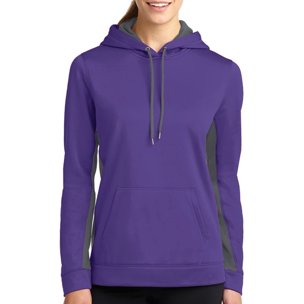 Sport-on Ladies' Colorblock Hooded Pullover