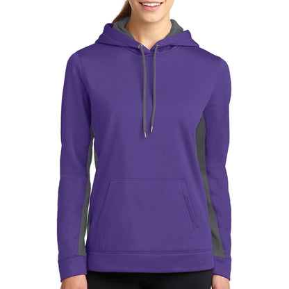 Sport-on Ladies' Colorblock Hooded Pullover