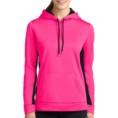 Sport-on Ladies' Colorblock Hooded Pullover