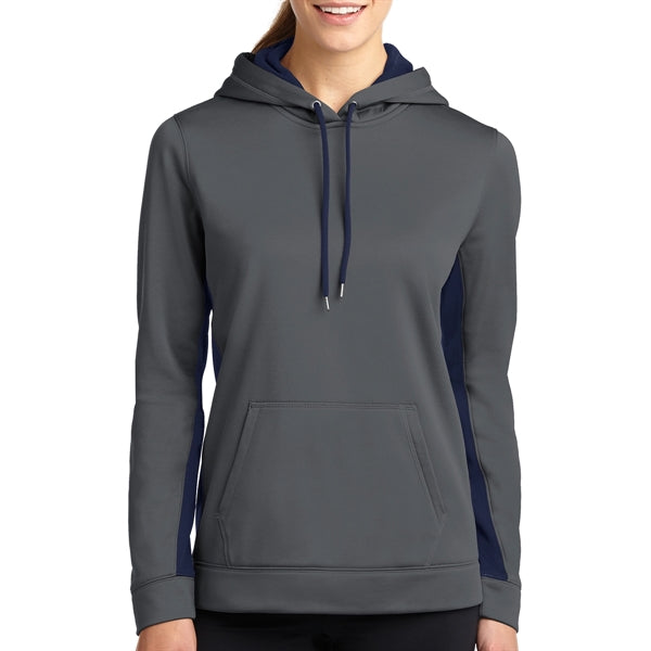 Sport-on Ladies' Colorblock Hooded Pullover