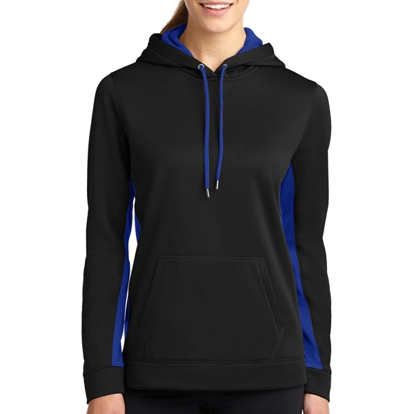 Sport-on Ladies' Colorblock Hooded Pullover