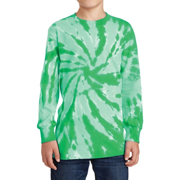 Junior Long Sleeve Tee in Tie-Dye