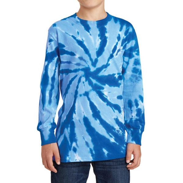 Junior Long Sleeve Tee in Tie-Dye
