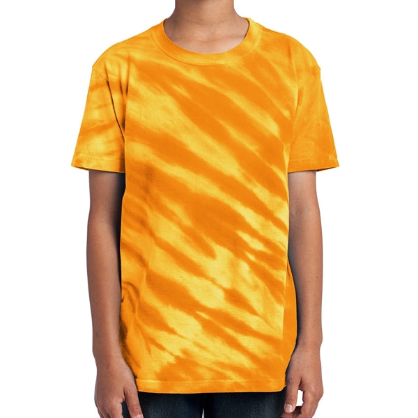 Youth Tiger Stripe Natural Dyed Tee