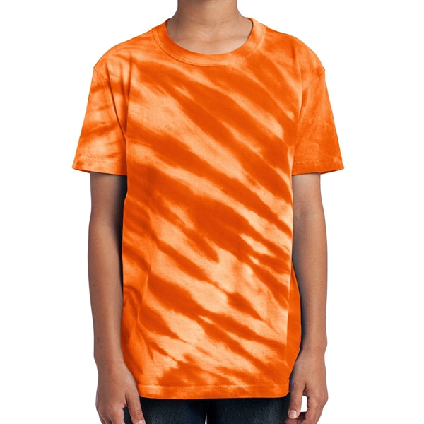 Youth Tiger Stripe Natural Dyed Tee
