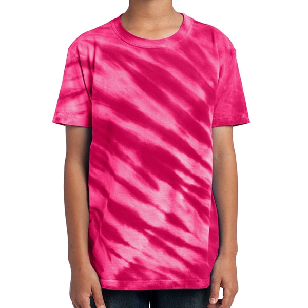 Youth Tiger Stripe Natural Dyed Tee