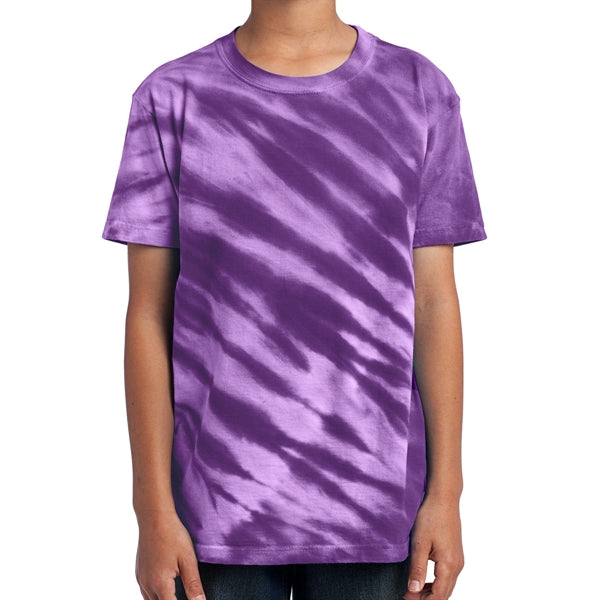 Youth Tiger Stripe Natural Dyed Tee