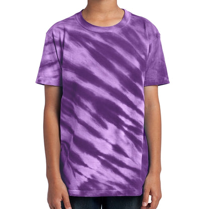 Youth Tiger Stripe Natural Dyed Tee