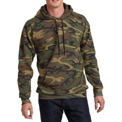 Comfortable Camo Hooded Sweatshirt