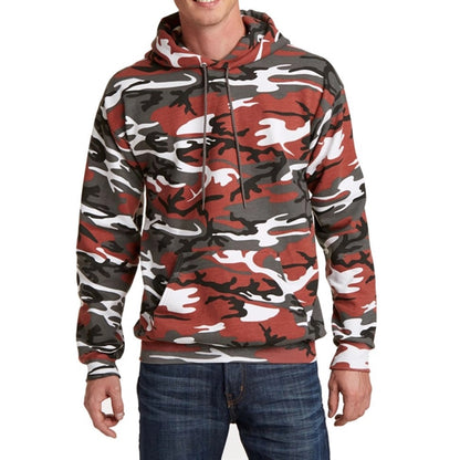 Comfortable Camo Hooded Sweatshirt