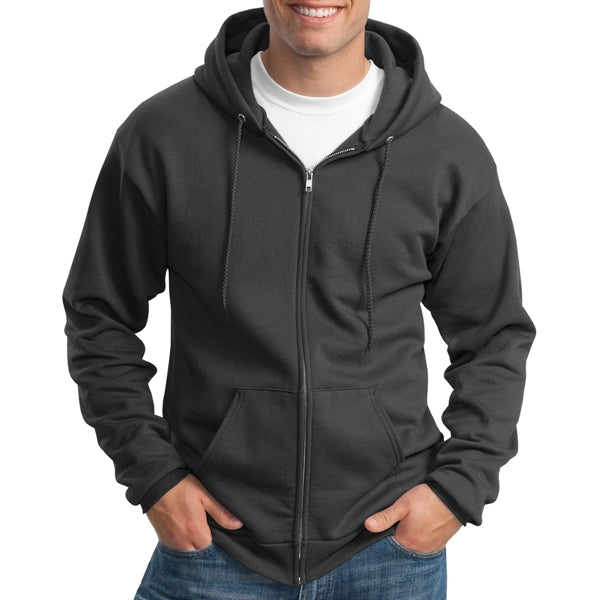 Stylish Full-Zip Hooded Sweatshirt