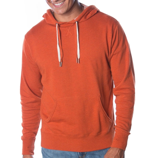 Stylish Pullover with Hood in Heather