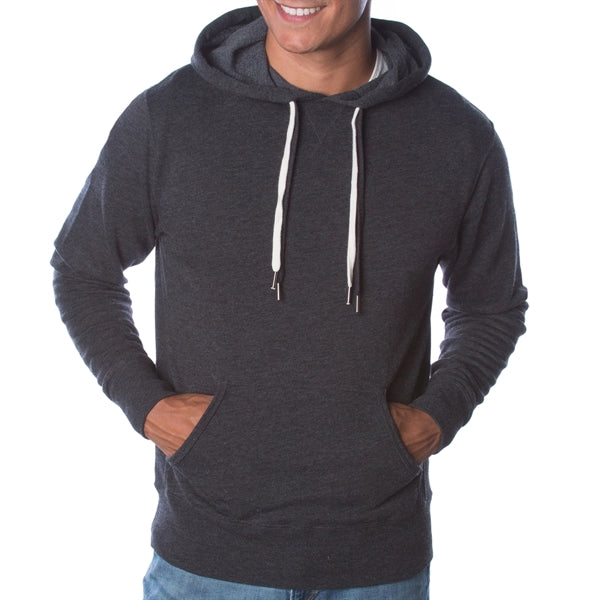 Stylish Pullover with Hood in Heather