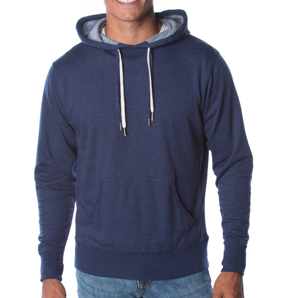 Stylish Pullover with Hood in Heather