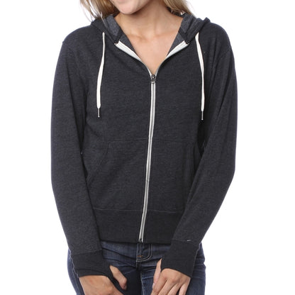 Stylish Sweatshirt with Hood in Heather