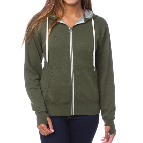 Stylish Sweatshirt with Hood in Heather