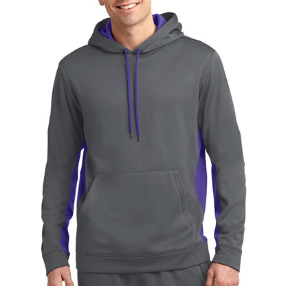 Colorblock Designed Hooded Sweatshirt