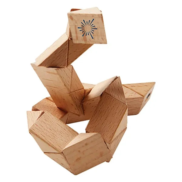 Wooden Snake Puzzle Toy