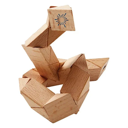 Wooden Snake Puzzle Toy