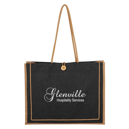 Paradise Jute Tote Bag