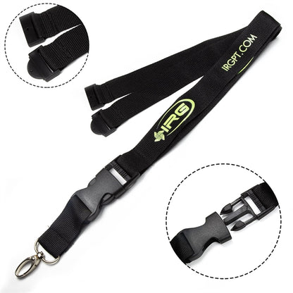 3/4" Polyester Lanyard w/ Buckle Release & Safety Break