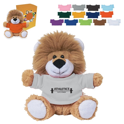 Cuddly Lion in Box