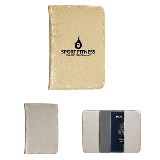 Metal-Designed Passport Wallet