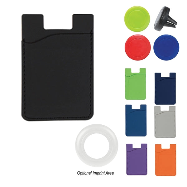 Magnetic Air Vent Mount with Phone Wallet in Box
