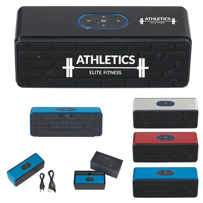 Metal-Made Brick-Shaped Wireless Speaker