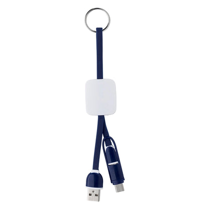 Key-Chained Slide-On Charging Cables