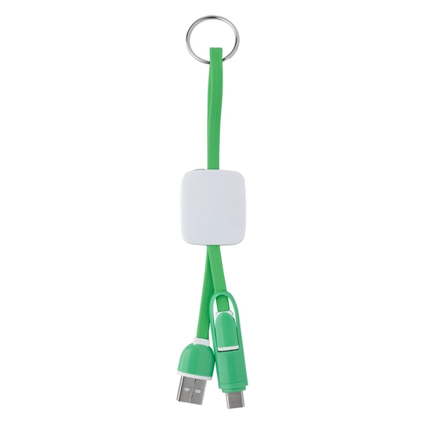 Key-Chained Slide-On Charging Cables