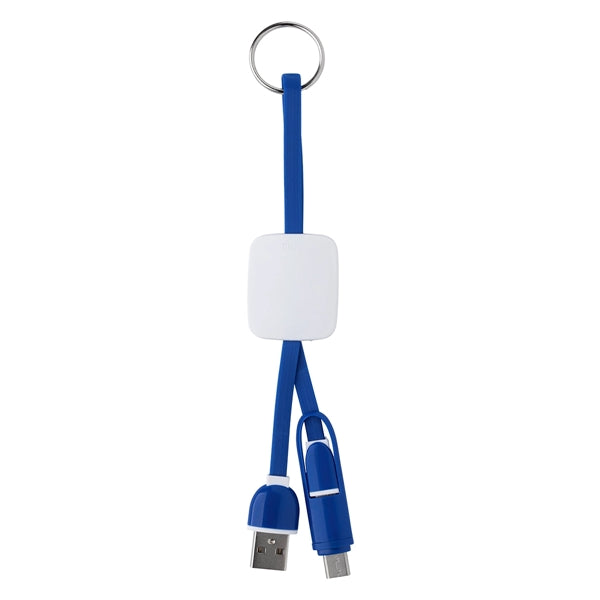 Key-Chained Slide-On Charging Cables
