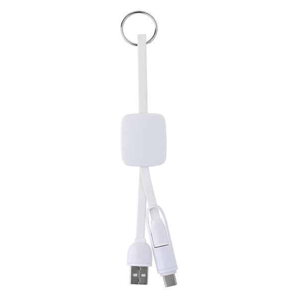 Key-Chained Slide-On Charging Cables