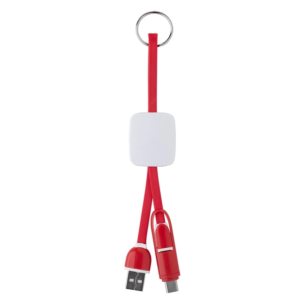 Key-Chained Slide-On Charging Cables