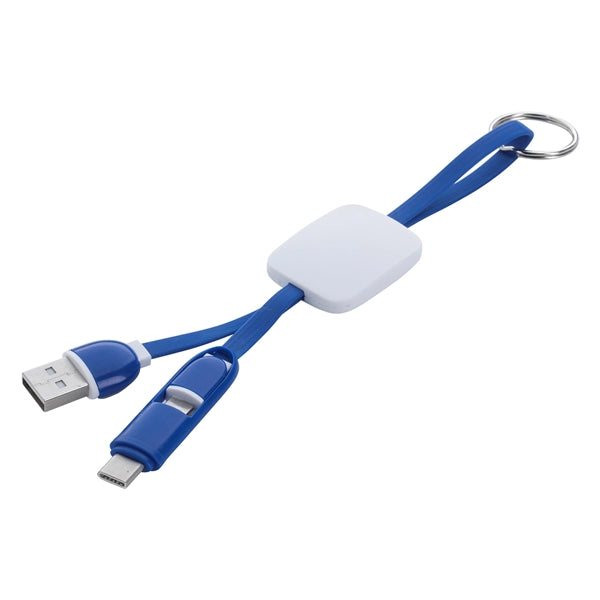 Key-Chained Slide-On Charging Cables
