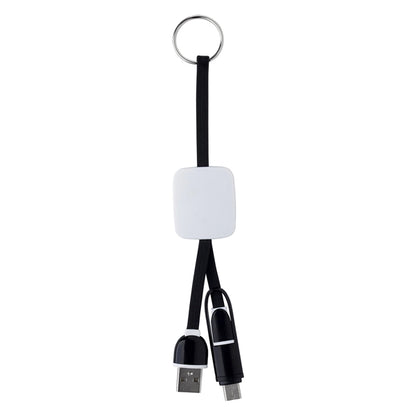 Key-Chained Slide-On Charging Cables