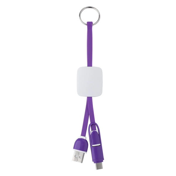 Key-Chained Slide-On Charging Cables