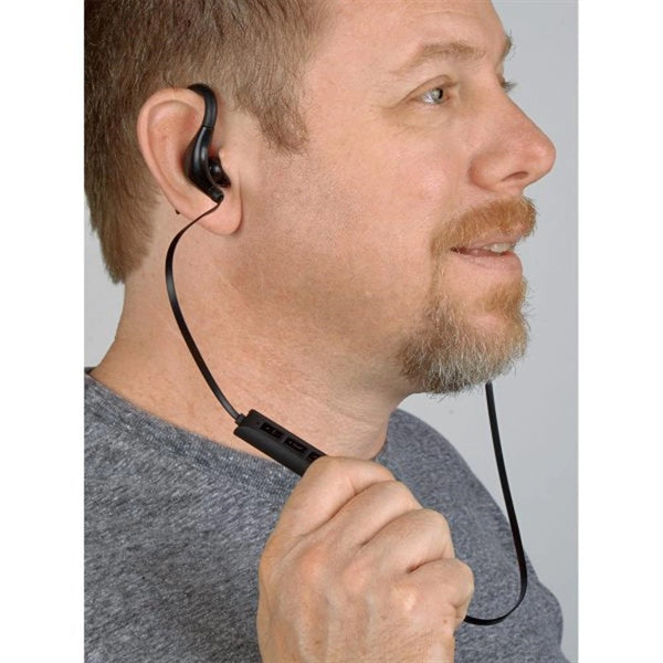 Bluetooth Earbuds with a Travel Case and Mesh Pocket