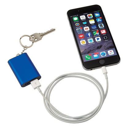 Portable Power Bank with Attached Key Chain