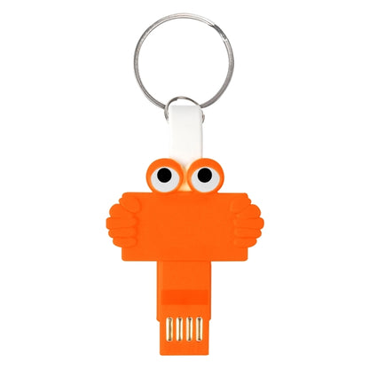 3-in-1 Charging Cable with Key Ring Attachment