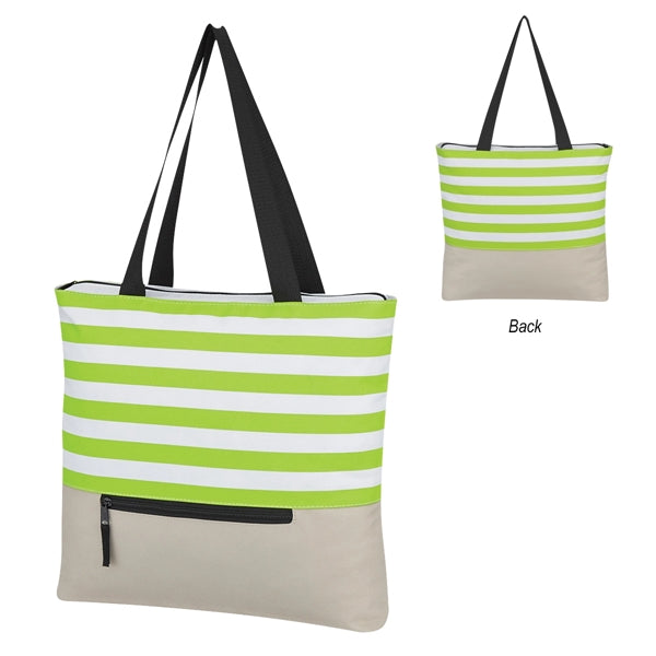 Big Striped Tote Bag